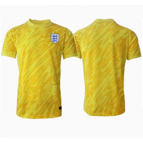 Maglia Calcio Inghilterra Portiere Seconda Divisa Europei 2024 Manica Corta